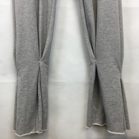 IRENE 19A88005 High Waisted Bell Bottom Sweat Pant - Picture 8 of 11